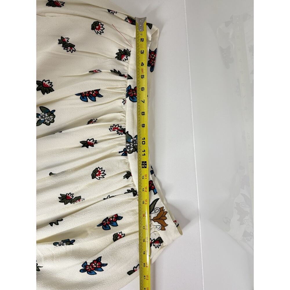 ModCloth White Floral Midi Skirt - Picture 7 of 8